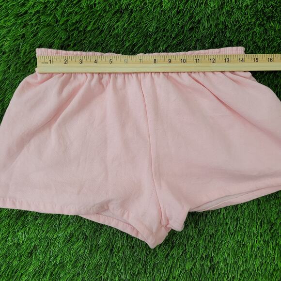 Vintage 80s Sporty Gym Shorts Womens L/XL Pink USA - Picture 5 of 13